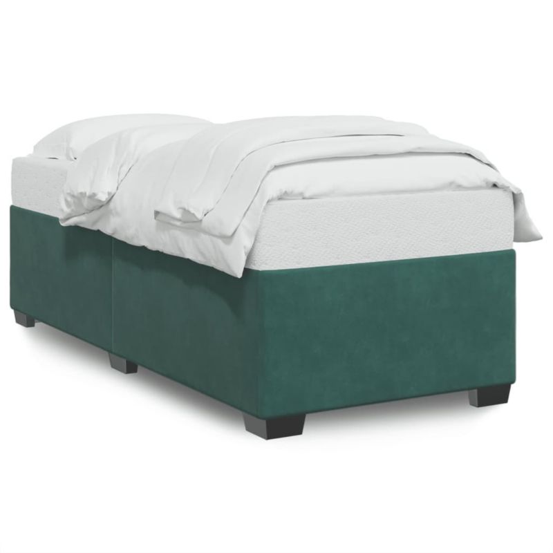 Łóżko tapicerowane WaszeMeble 80x200 cm ciemnozielone WM-3284598 1 szt.
