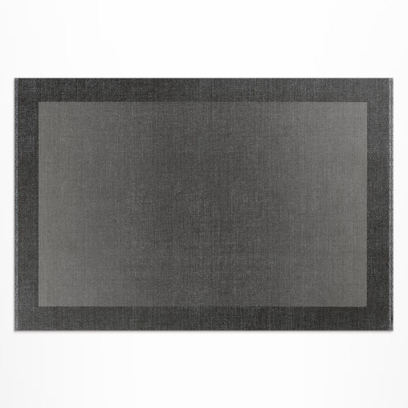Winylowy Chodnik Zewnętrzny Wallfluent 120x180 cm Szara rama klasyczny wzór tkaniny 1 szt.