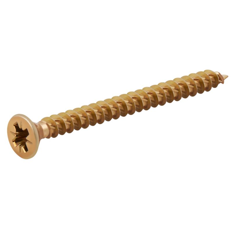 Wkręty do drewna TurboDrive PZ2 3,5 x 40 mm ocynk żółty 100 szt.