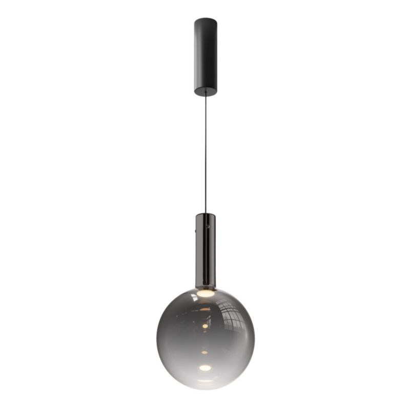 Lampa wisząca Maytoni Nebula czarna wym: 360 x 25 x 25 cm wbudowany LED 6W 1 szt.