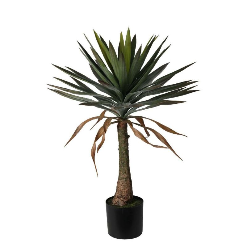 Sztuczne drzewko jukka ProGarden realistyczne w doniczce 90 cm 45x45 cm 1 szt.