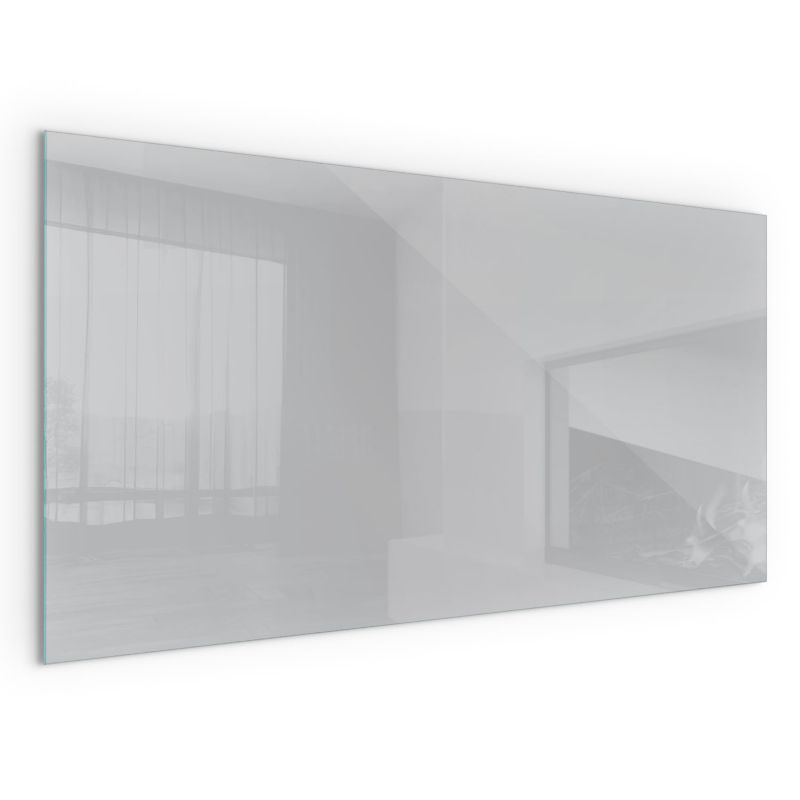 Szklana Podkładka Pod Kominek Prostokąt Wallfluent 140x70 cm Jasnoszary odcień 1 szt.
