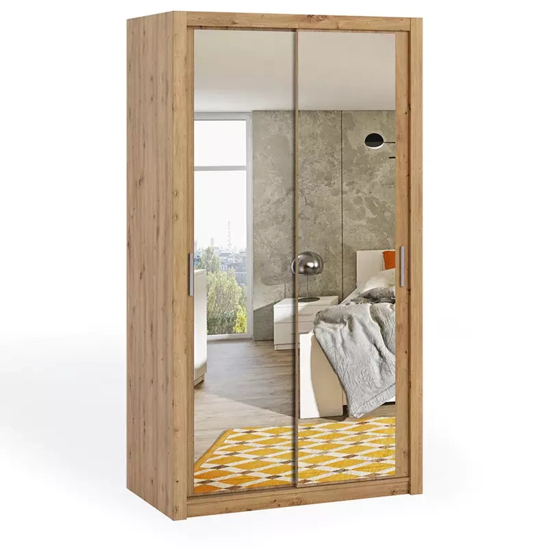 Dwudrzwiowa szafa przesuwna z lustrami 120 cm Artisan BELLA