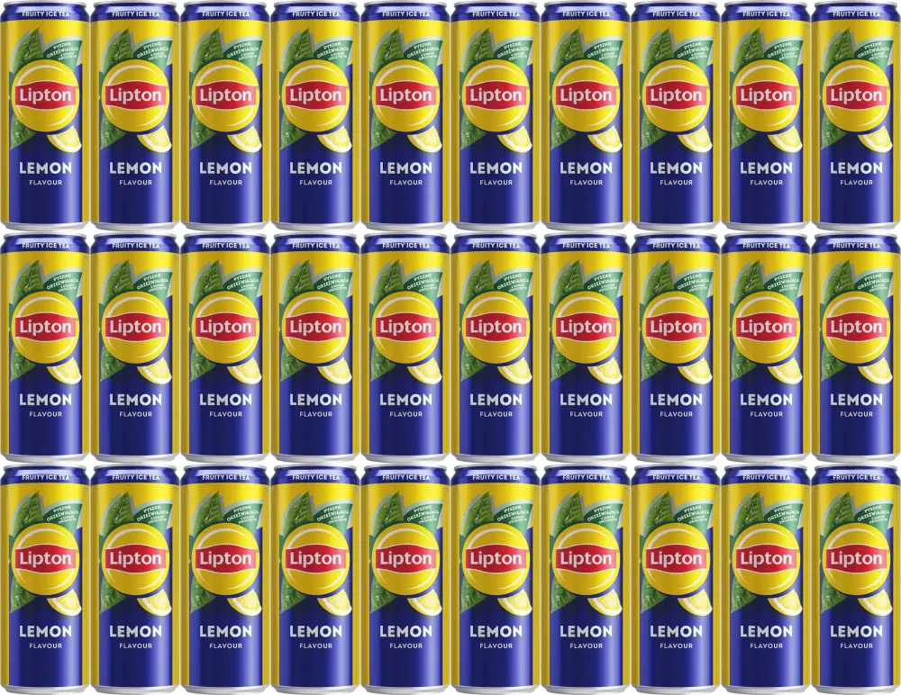 48x Napój Lipton Ice Tea Lemon, puszka, 0.33ml, KAUCJA