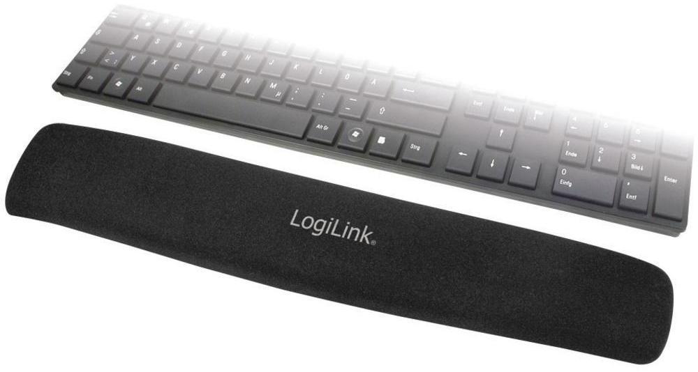 Podkładka żelowa pod nadgarstek LogiLink, 400x60x15mm, czarny