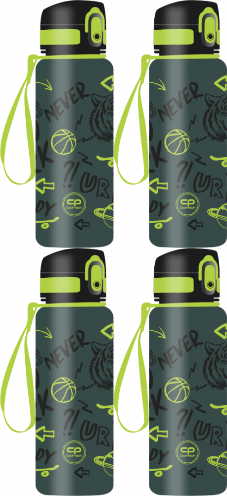 4x Bidon CoolPack Brisk Mini, 400ml, Tiger