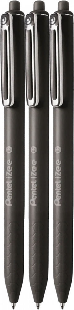 3x Długopis automatyczny Pentel iZee, 0.7mm, czarny