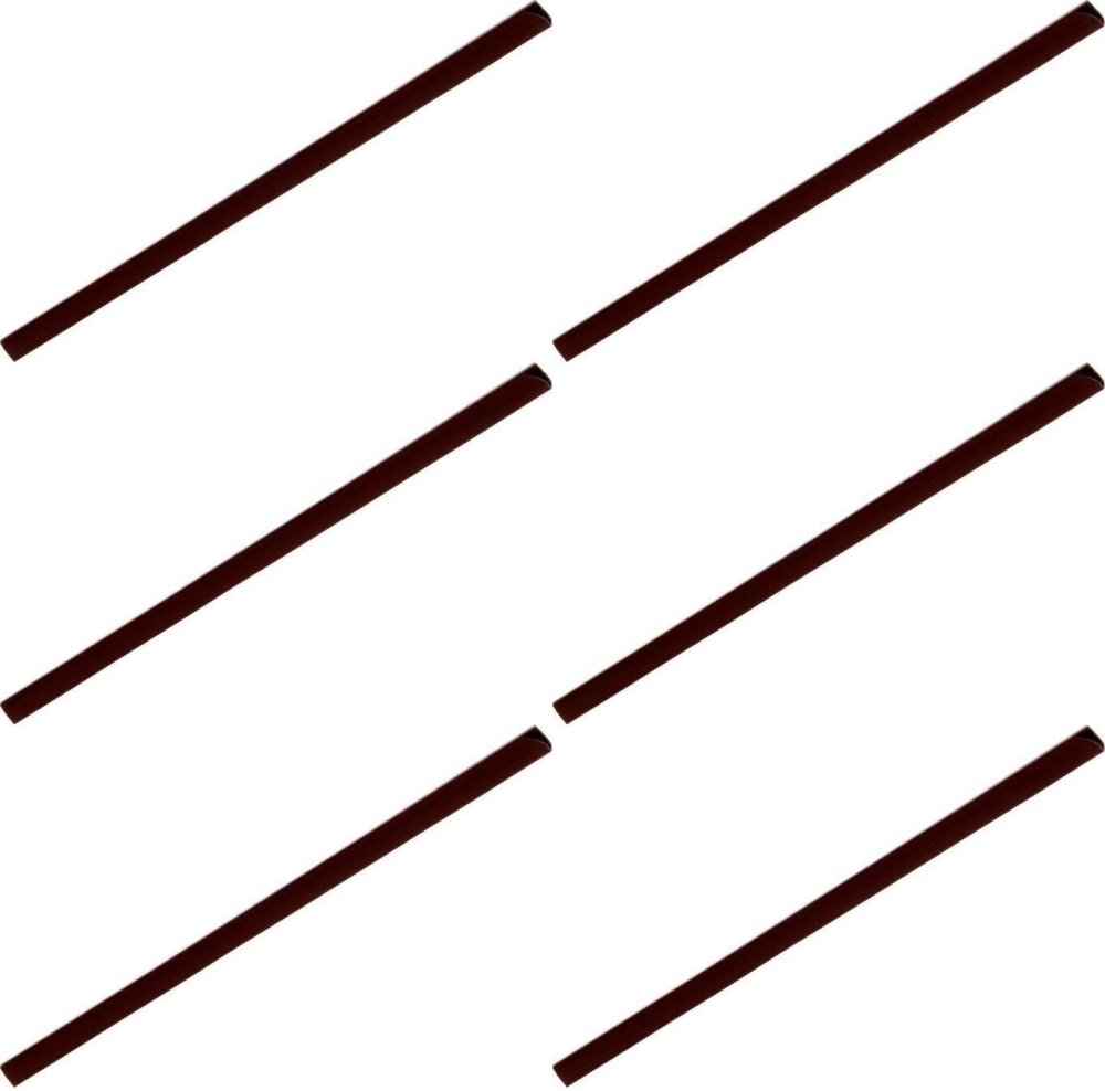 6x Listwa wsuwana Argo Standard, 9/10mm, do 50 kartek, 50 sztuk czarne