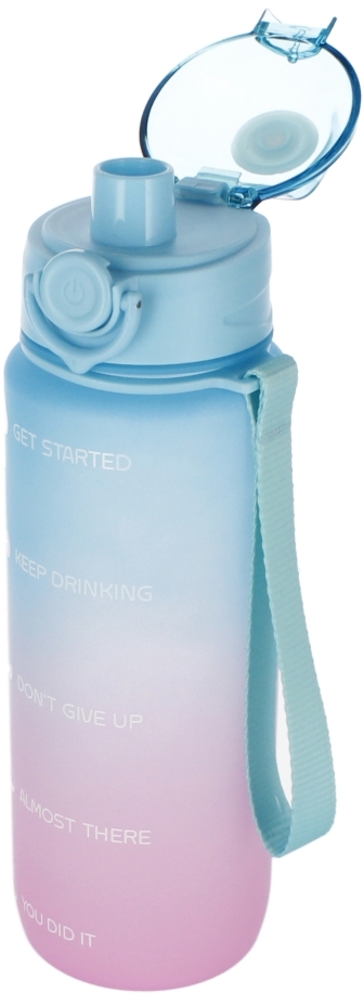 Bidon na wodę Starpak, 750ml, niebiesko-różowy