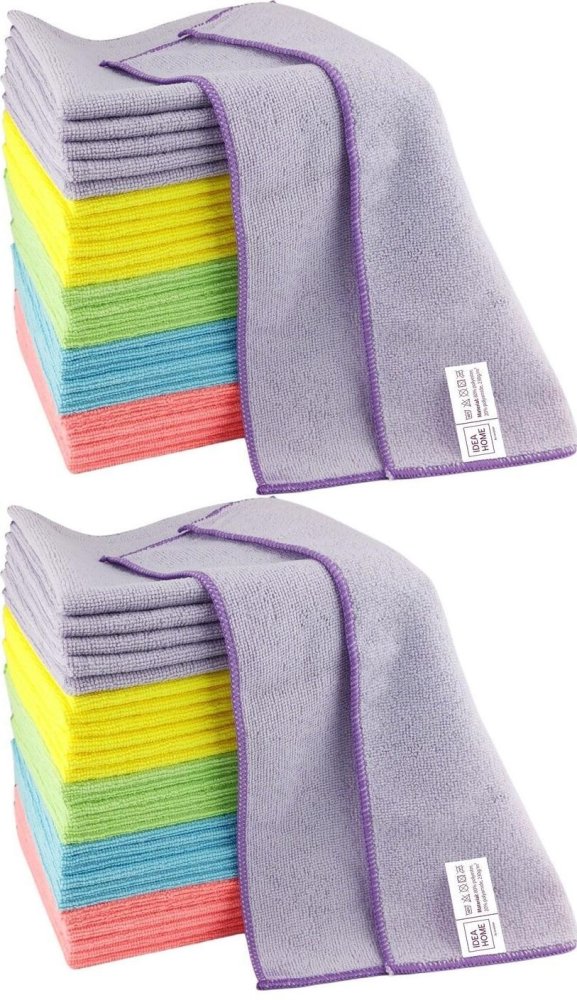 2x Ściereczki z mikrofibry Idea Home by Leviatan, 30x30cm, 30 sztuk, mix kolorów