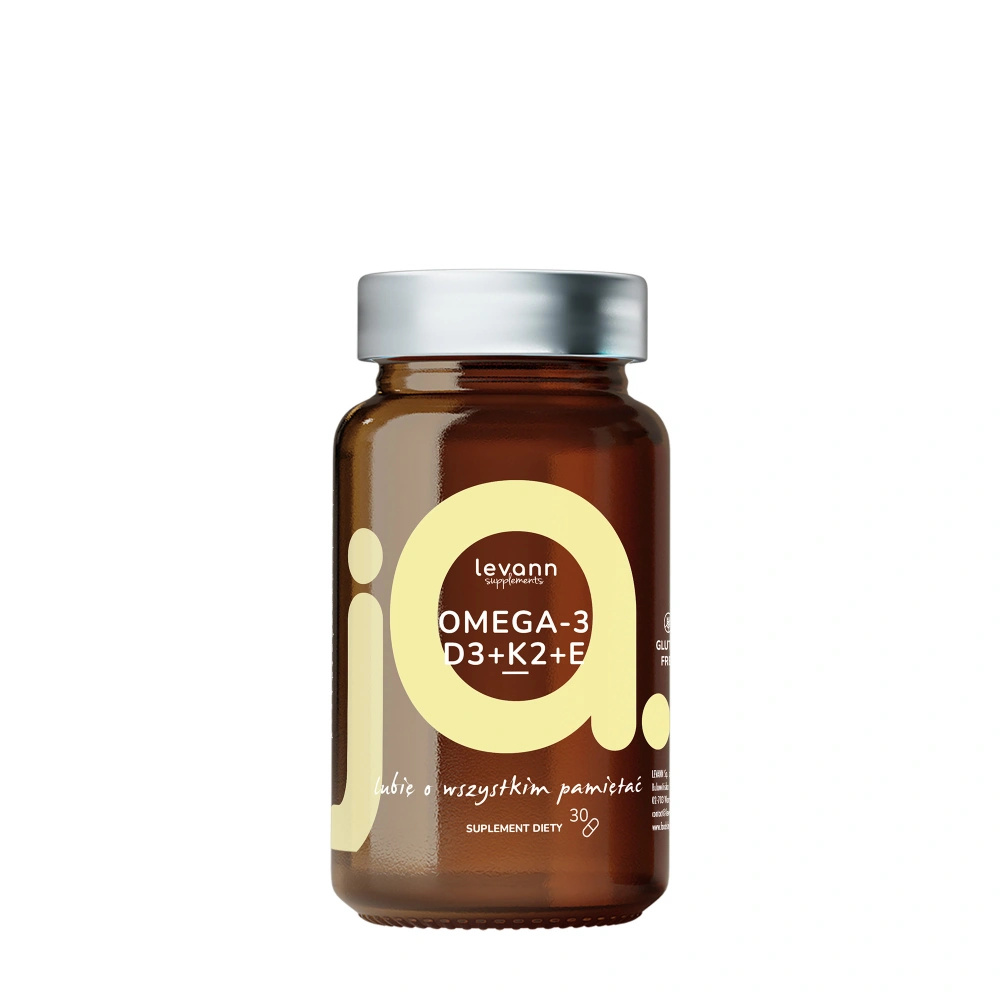 Levann Omega-3+D3+K2+E, 30 kapsułek