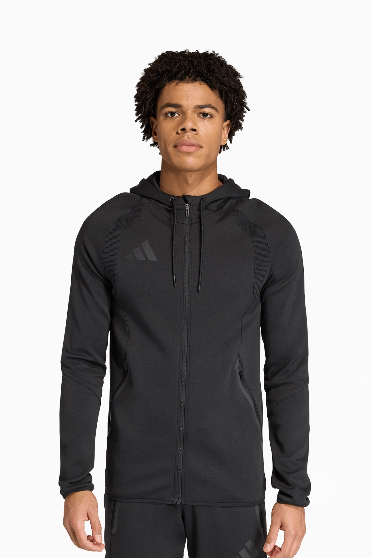 Bluza z kapturem adidas Tiro Travel Sweat - Czarny