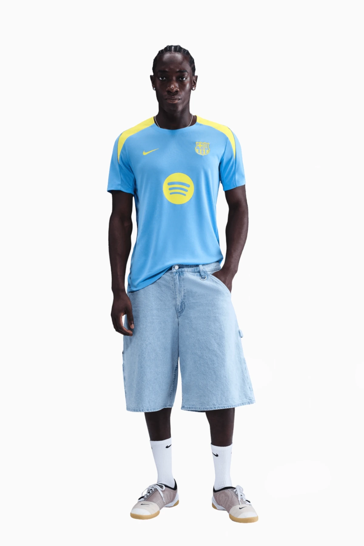 Koszulka Nike FC Barcelona 25/26 Strike SS Top - Błękitny