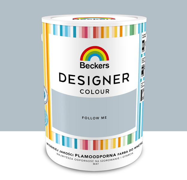 Farba lateksowa Beckers Designer Universal 5L Follow me