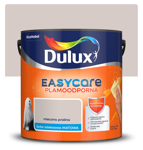 Farba Easycare Mleczna pralina 2,5L Dulux
