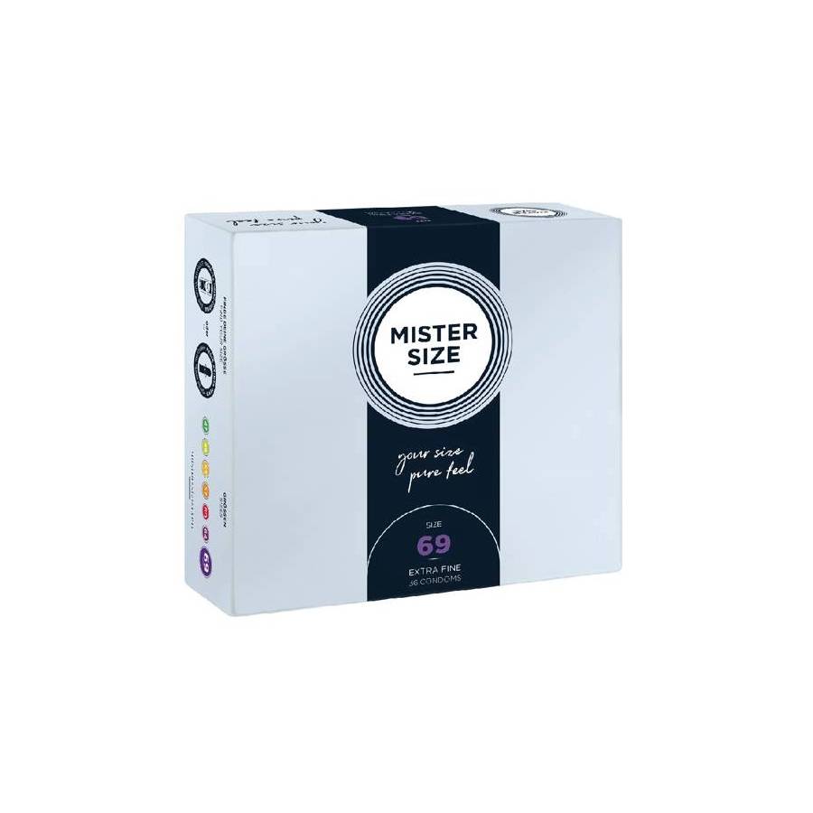 Mister size - prezerwatywy dopasowane do rozmiaru 69 mm, 36 sztuk