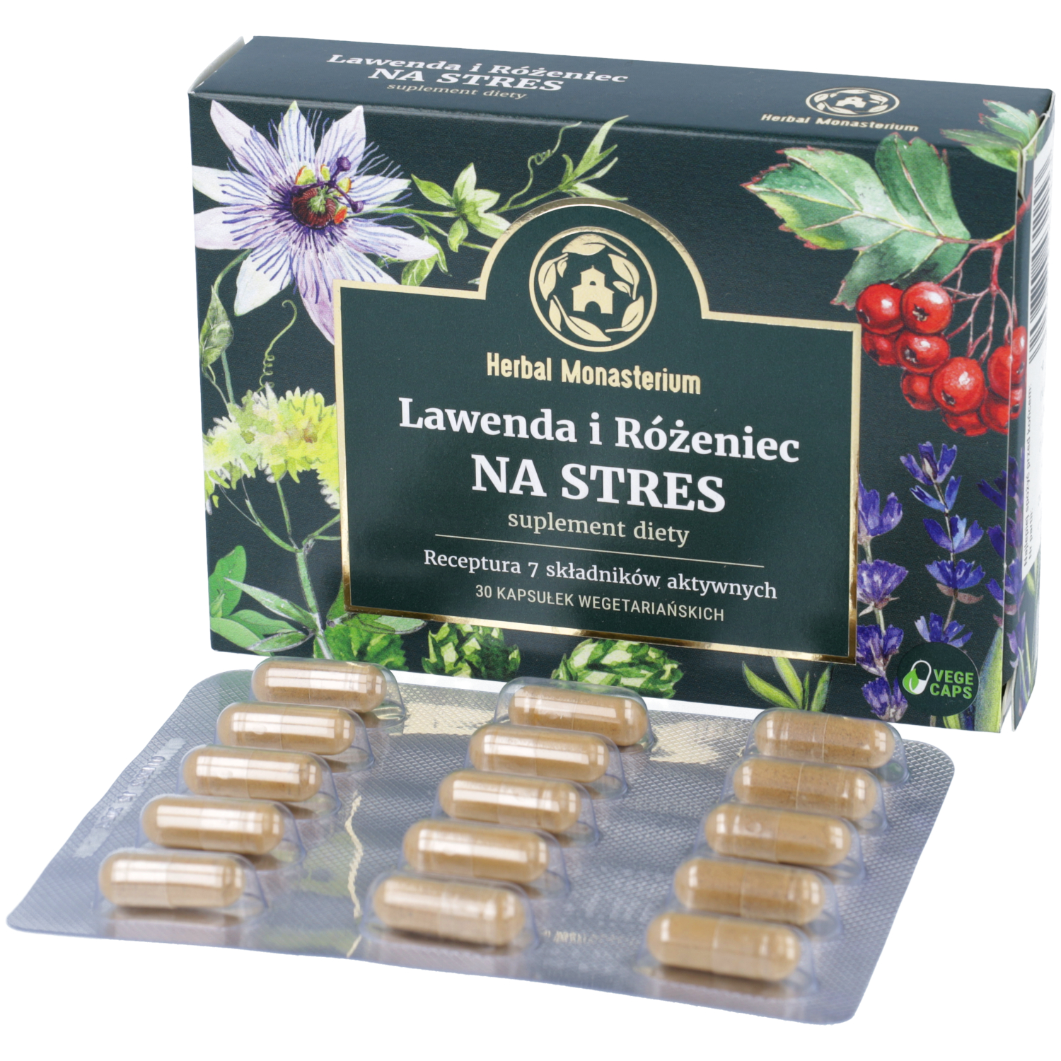 Herbal monasterium lawenda i różeniec, 30 kapsułek