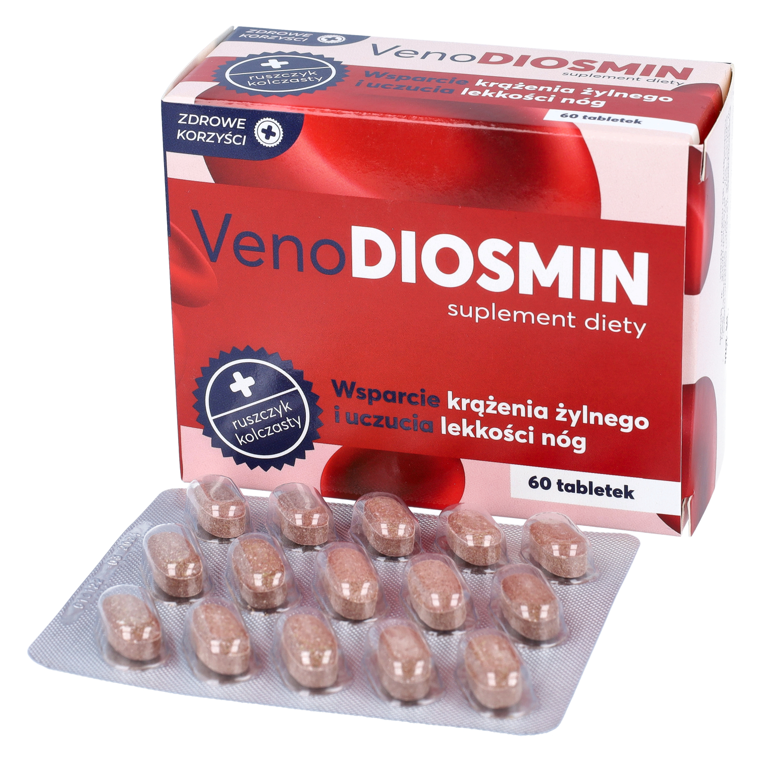 Zdrowe korzyści venodiosmin, 60 tabletek