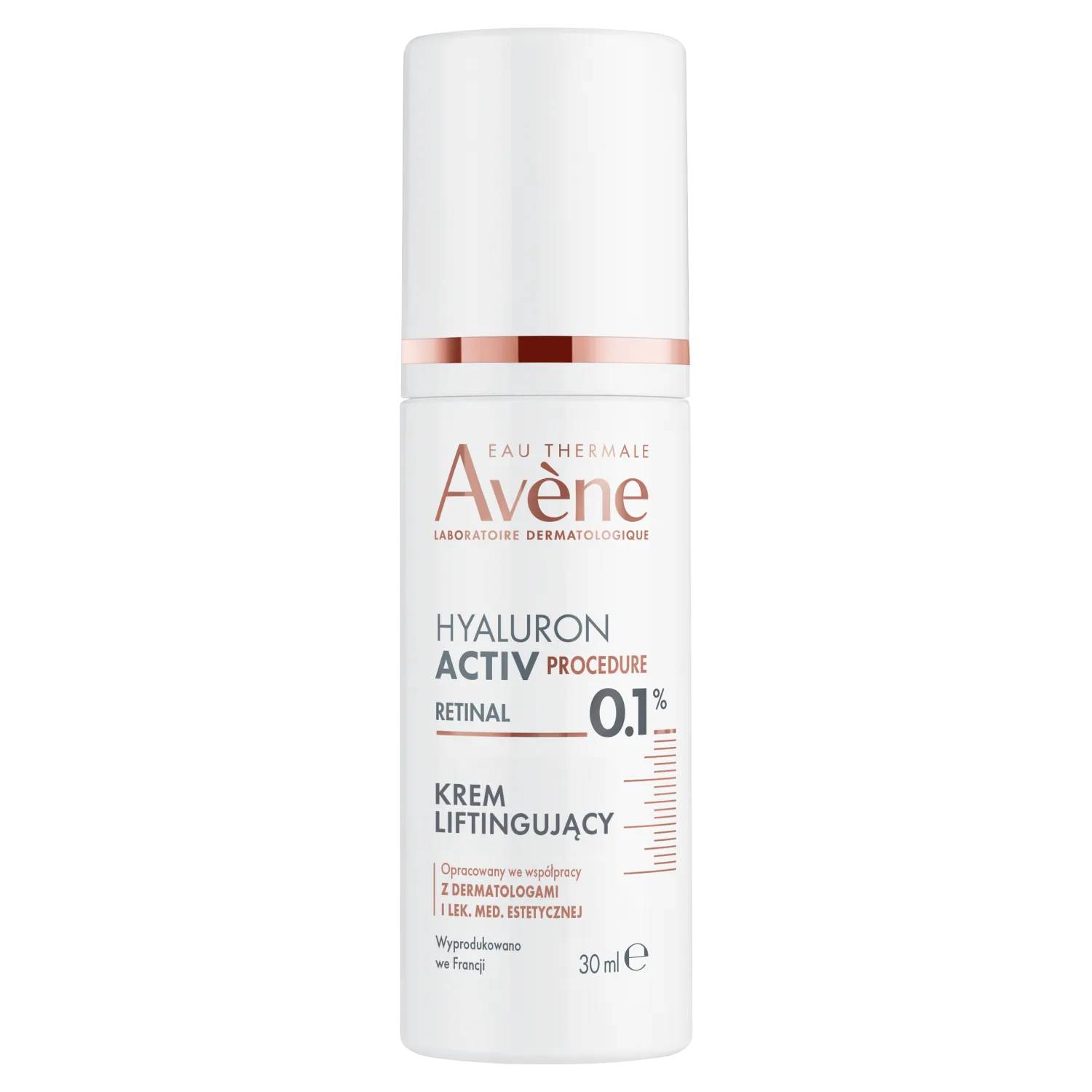 Avene hyaluron activ procedure - krem liftingujący z retinalem i kwasem hialuronowym, 30 ml