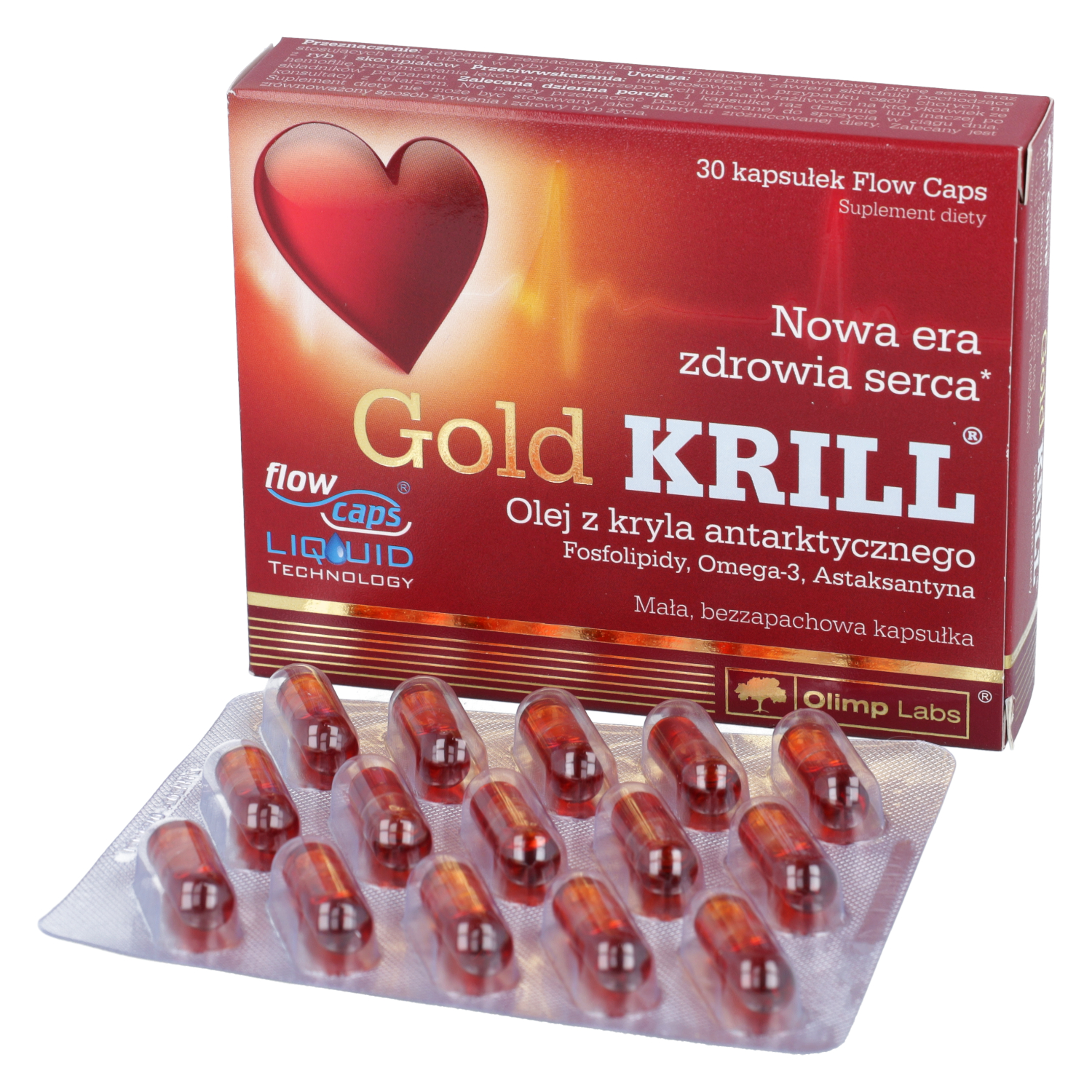 Olimp, gold krill olej z kryla antarktycznego, 30 kapsułek