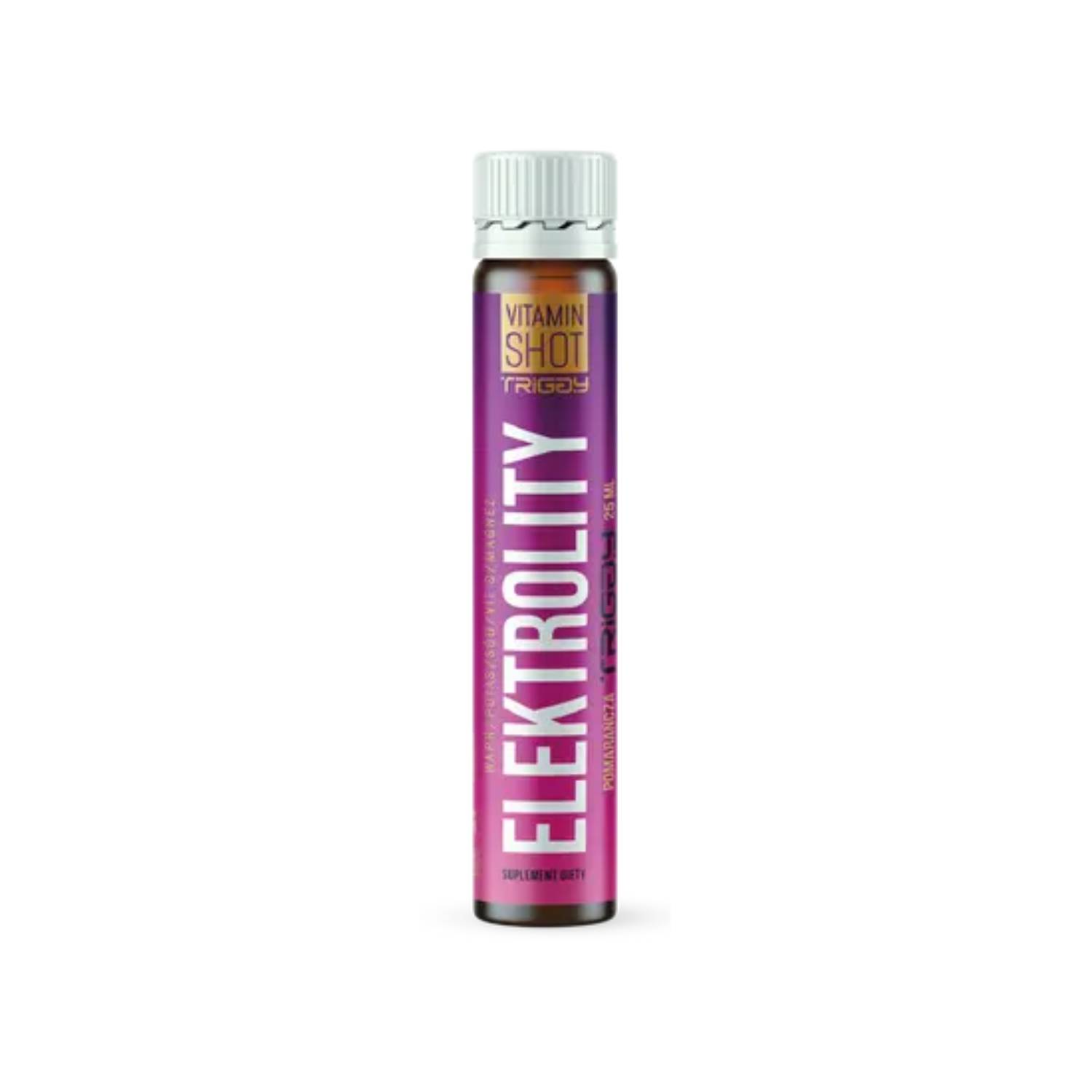 Triggy vitamin shot elektrolity, smak pomarańczy, 25 ml