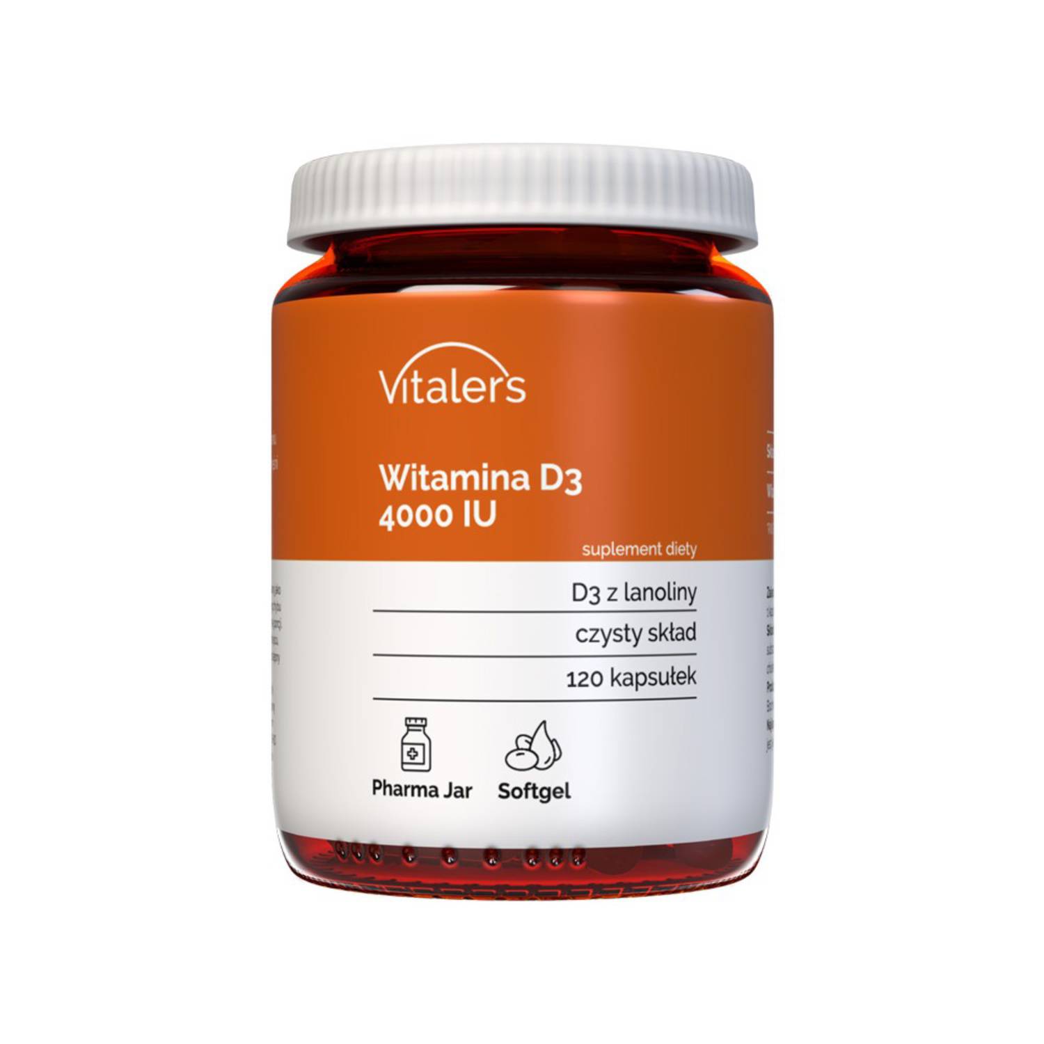 Vitaler's witamina d3 4000 iu, 120 kapsułek