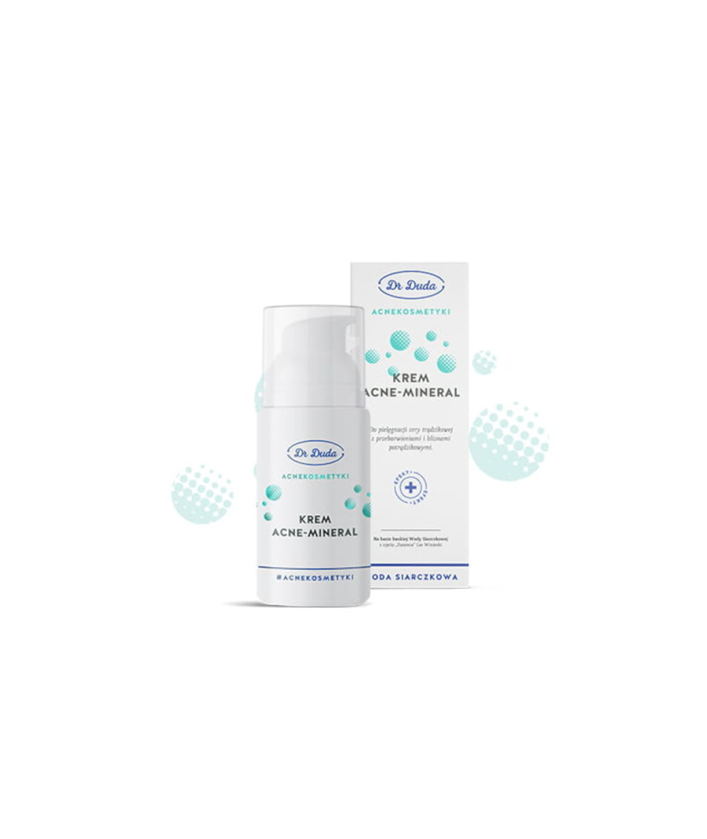 Dr duda acne mineral - krem do cery trądzikowej, 50 g