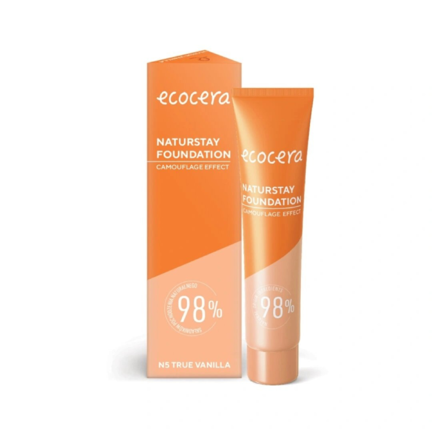 Ecocera - naturstay n5 true vanilla, podkład do twarzy, 30 ml (data ważności: 31.07.2026)