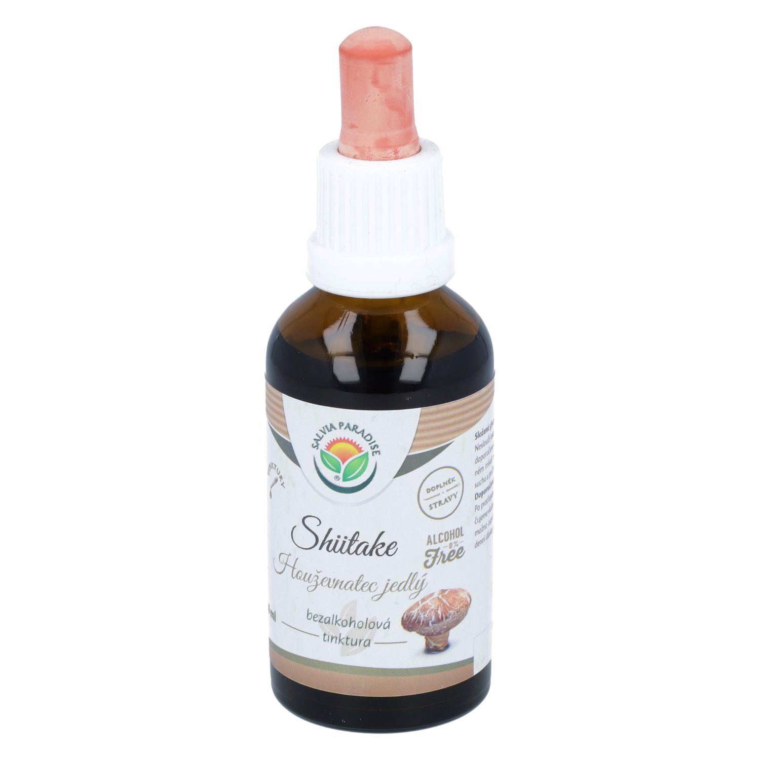 Salvia shiitake, krople, bez alkoholu, 50 ml