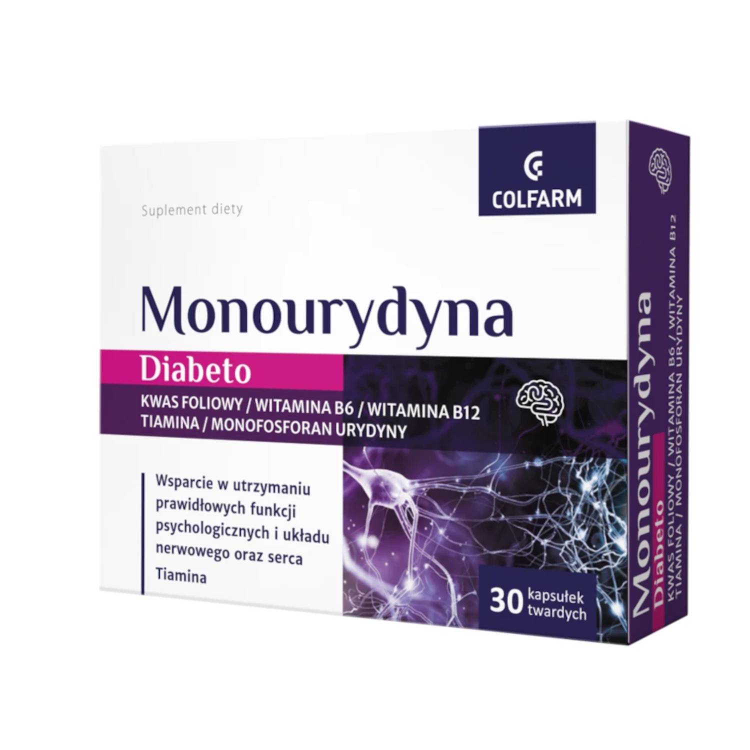 Monourydyna diabeto, 30 kapsułek