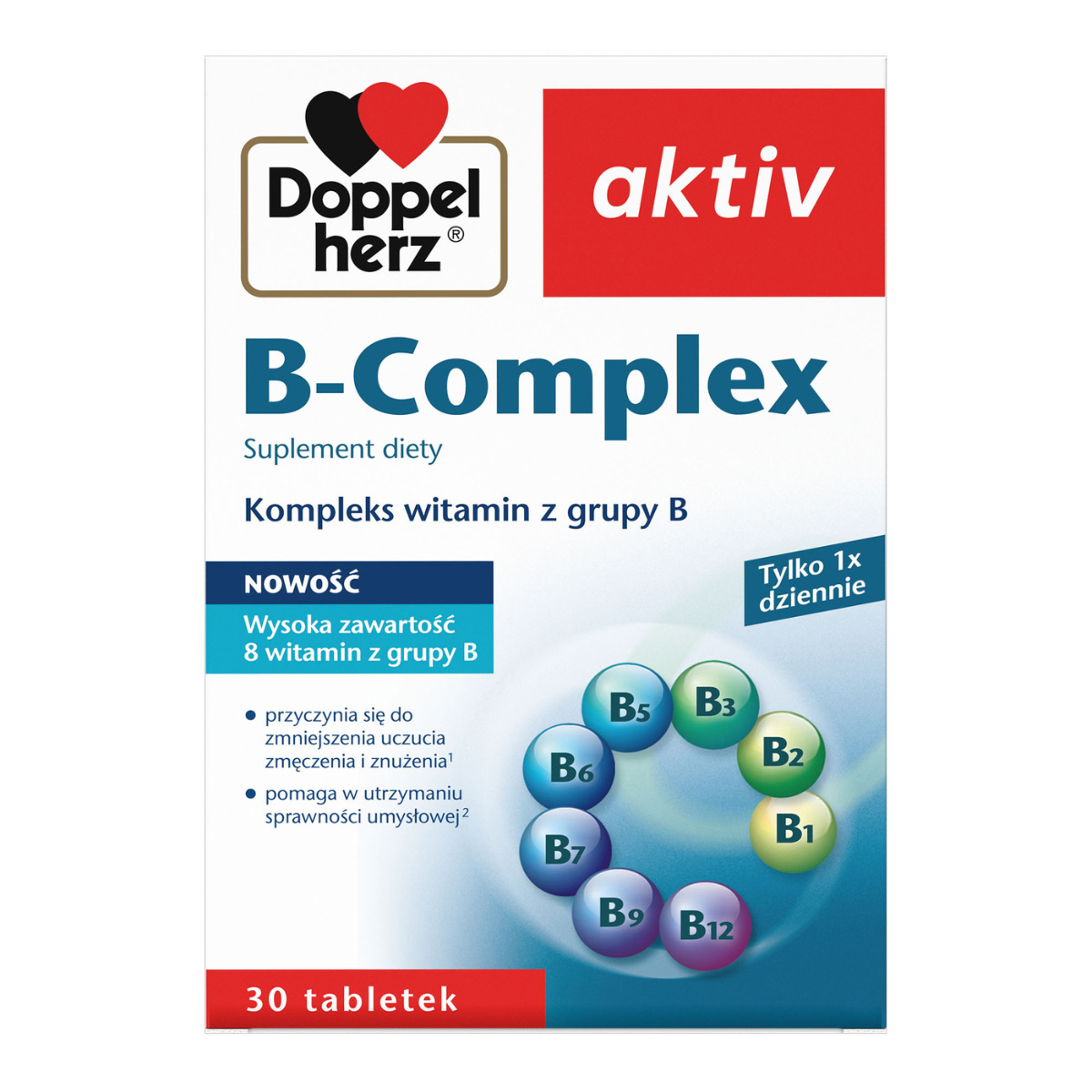 Doppelherz active b-complex, 30 tabletek