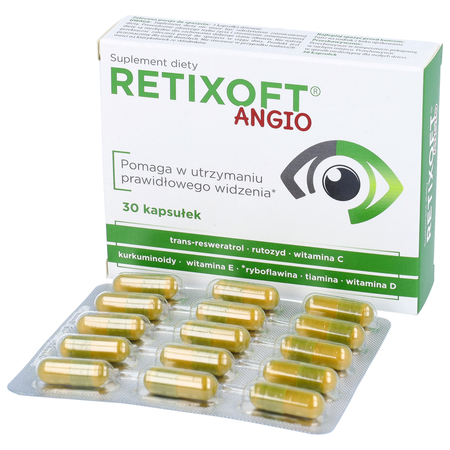 Retixoft angio, 30 kapsułek