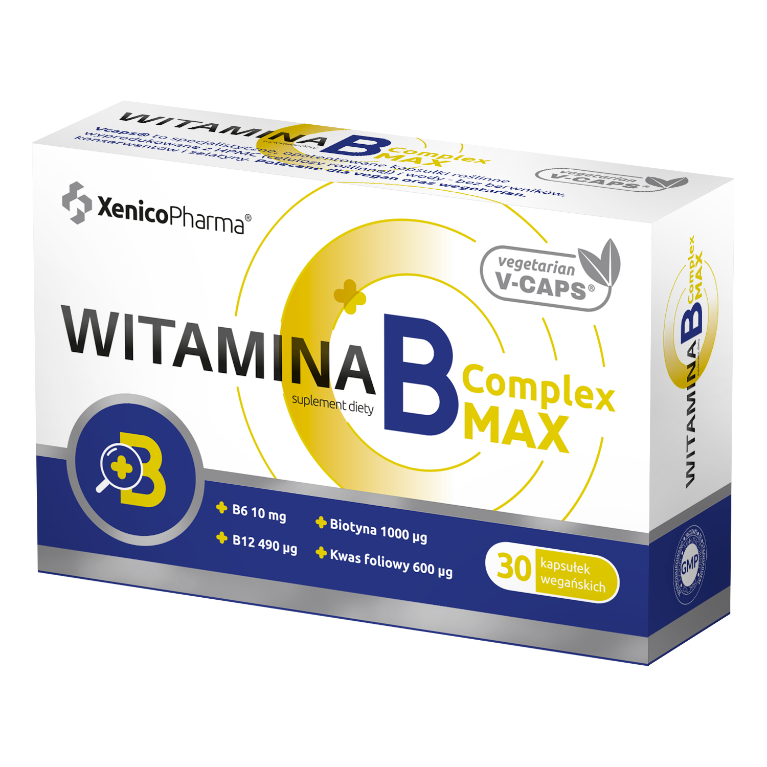 Xenicopharma witamina b complex max, 30 kapsułek