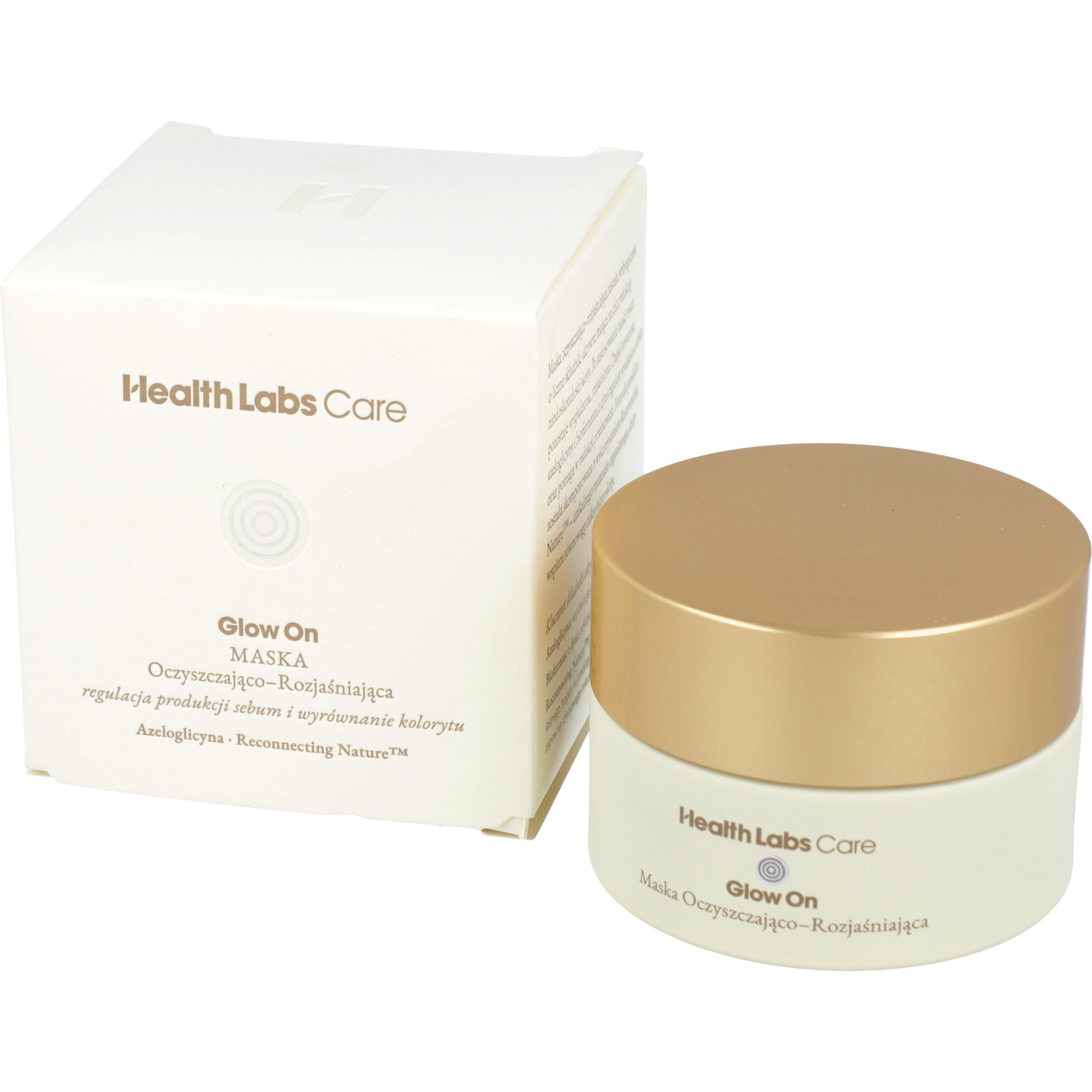 Health labs care - glow on, maska oczyszczająco-rozjaśniająca, 50 ml (data ważności: 30.08.2026)