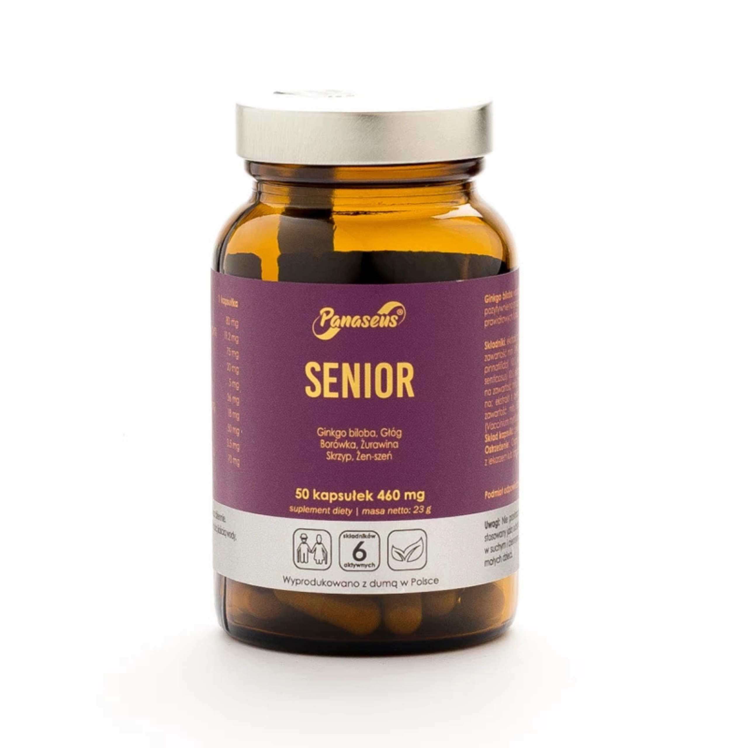 Panaseus - senior, 50 kapsułek
