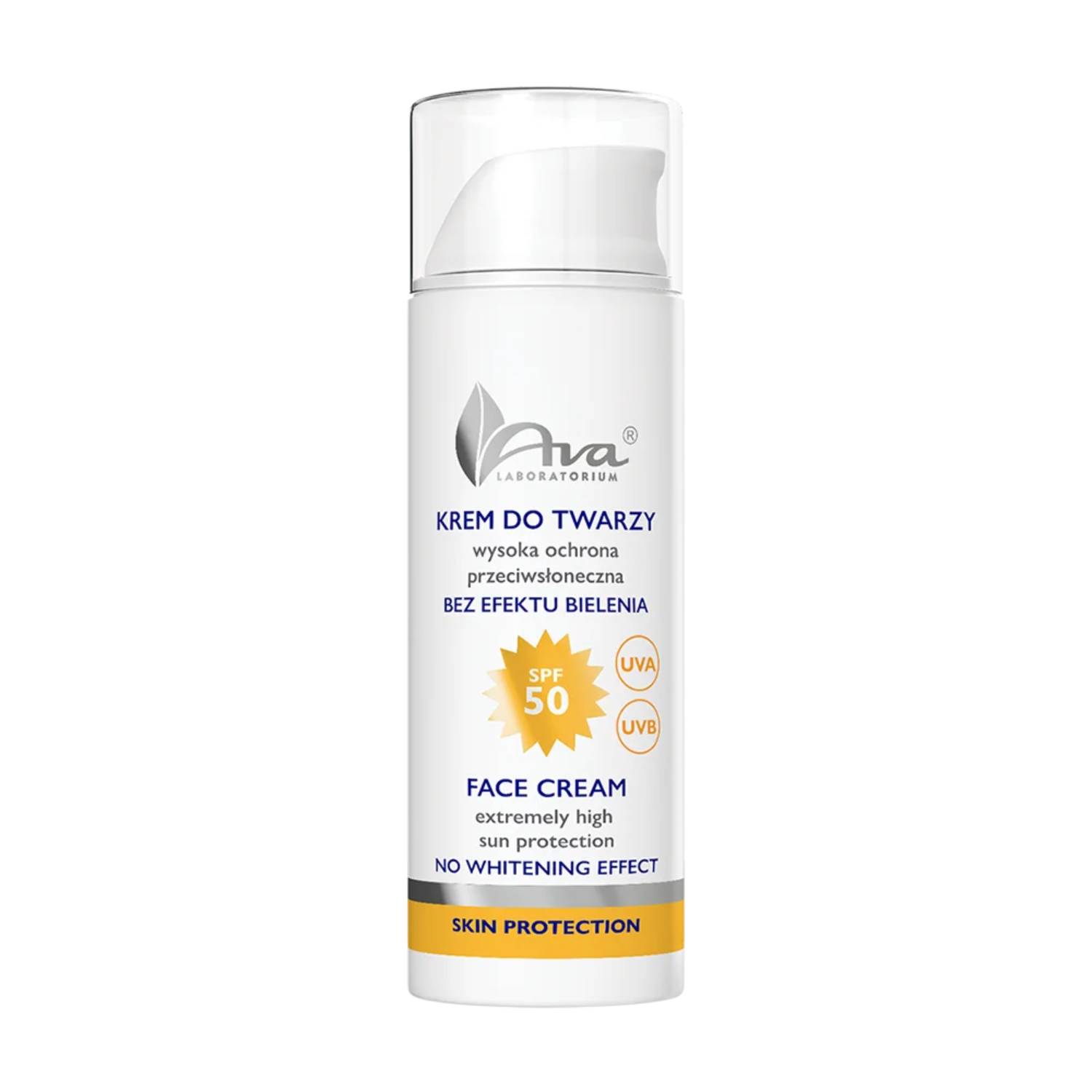 Ava skin protection - krem do twarzy spf 50, 50 ml