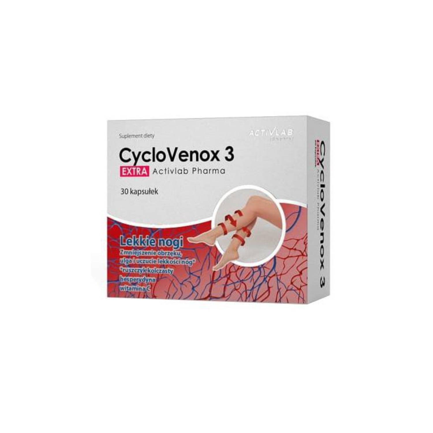 Acitvlab cyclovenox 3 extra, 30 kapsułek