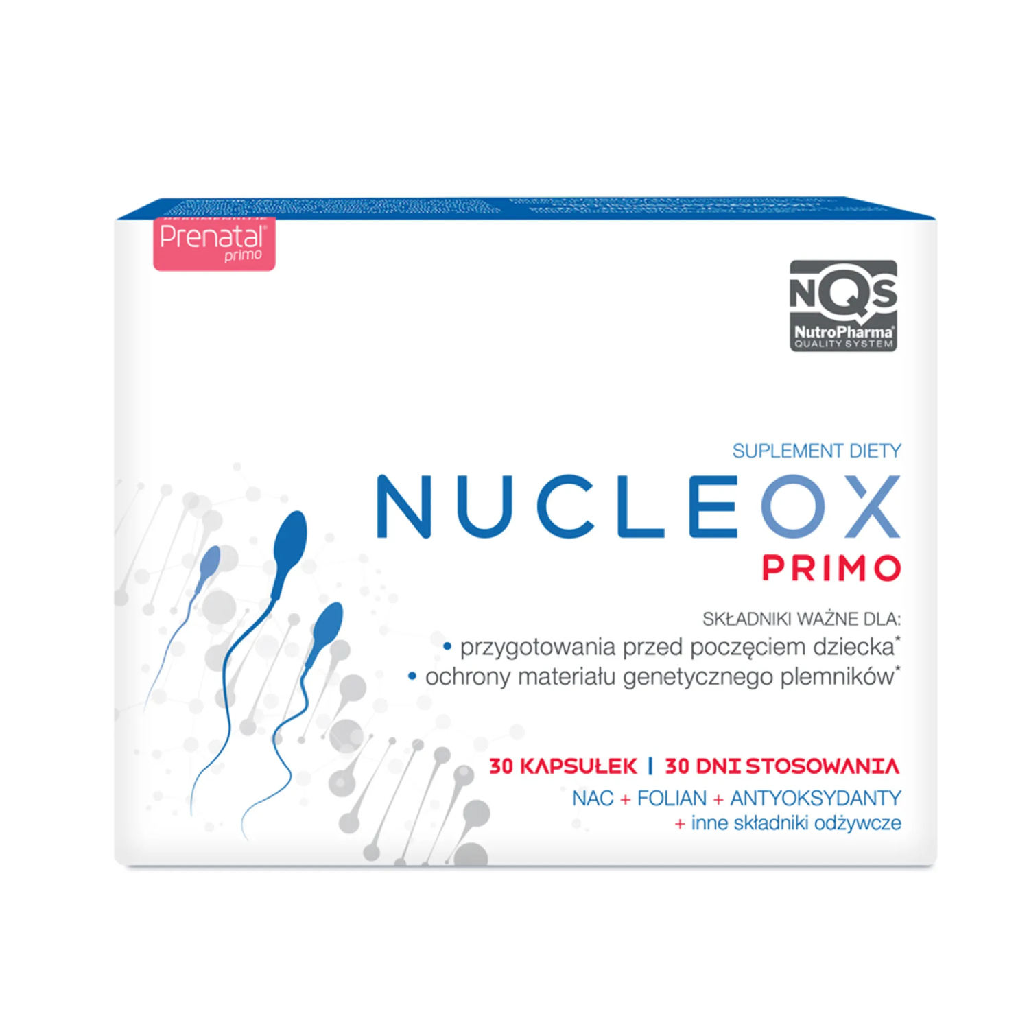 Nucleox primo, 30 kapsułek