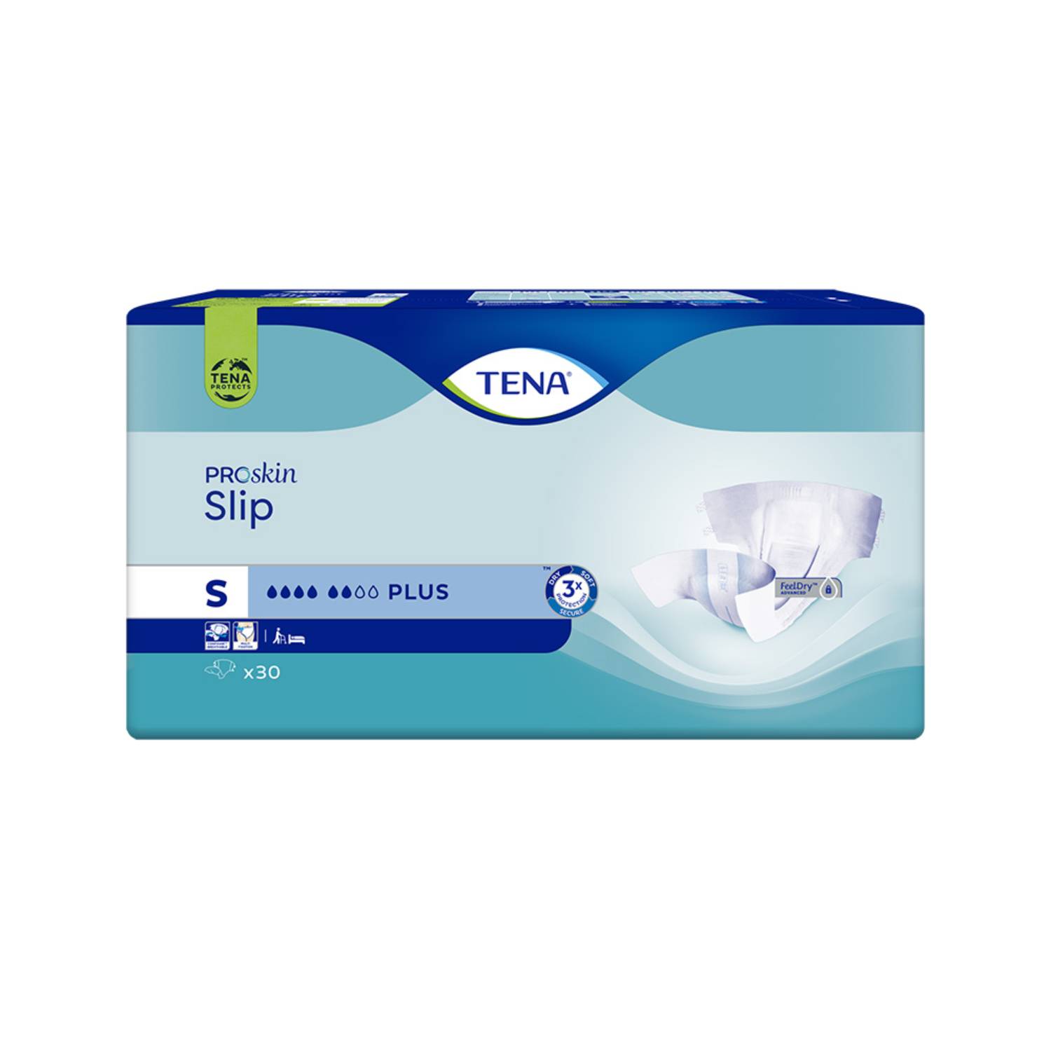 Tena slip proskin plus - pieluchomajtki, rozmiar s, 56-85 cm, 30 sztuk