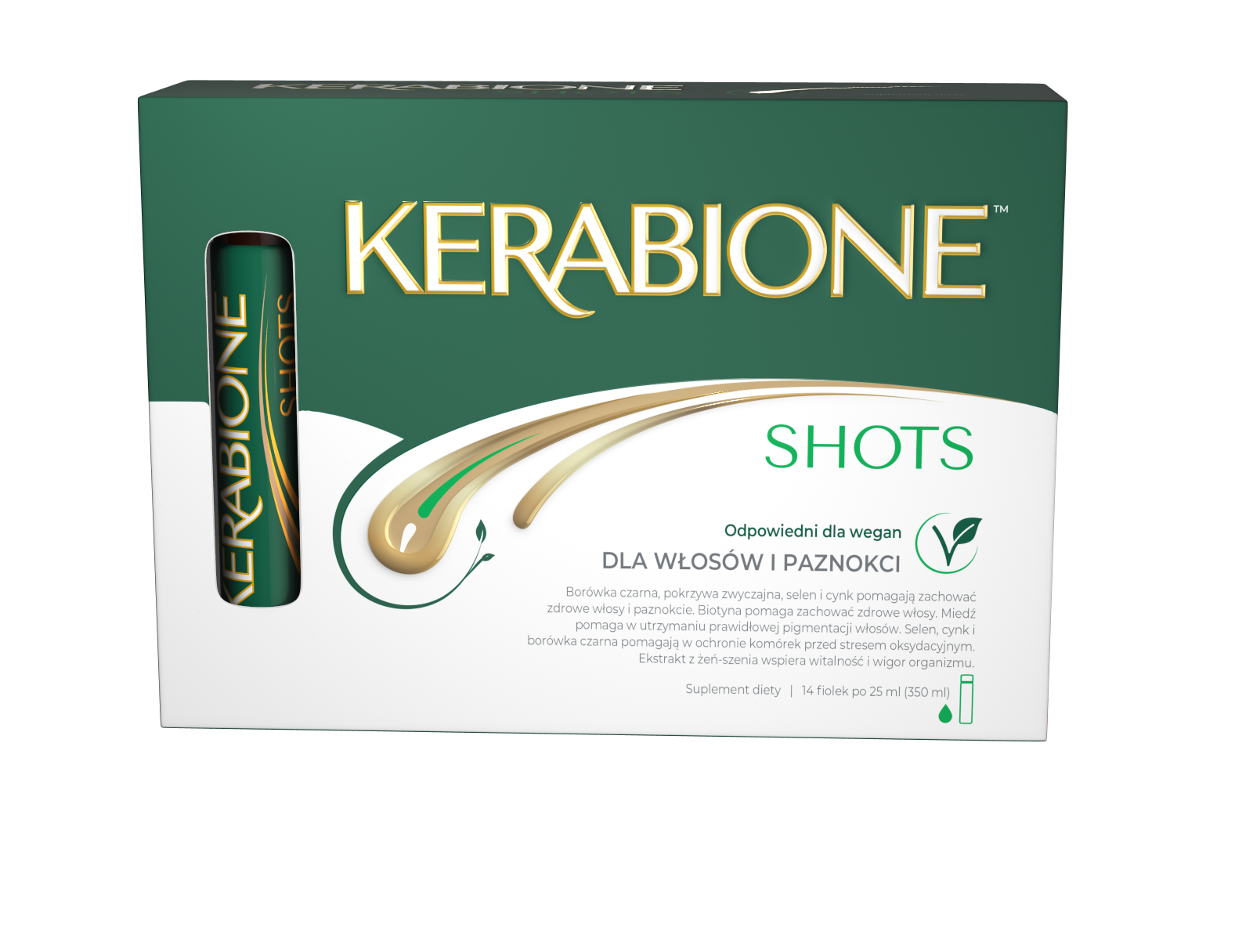 Kerabione shots, 14 fiolek po 25 ml