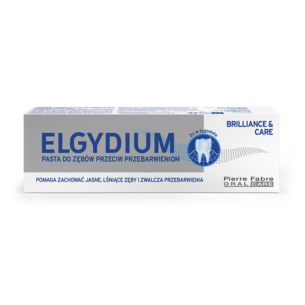 Elgydium brilliance and care - pasta do zębów przeciw przebarwieniom, 30 ml