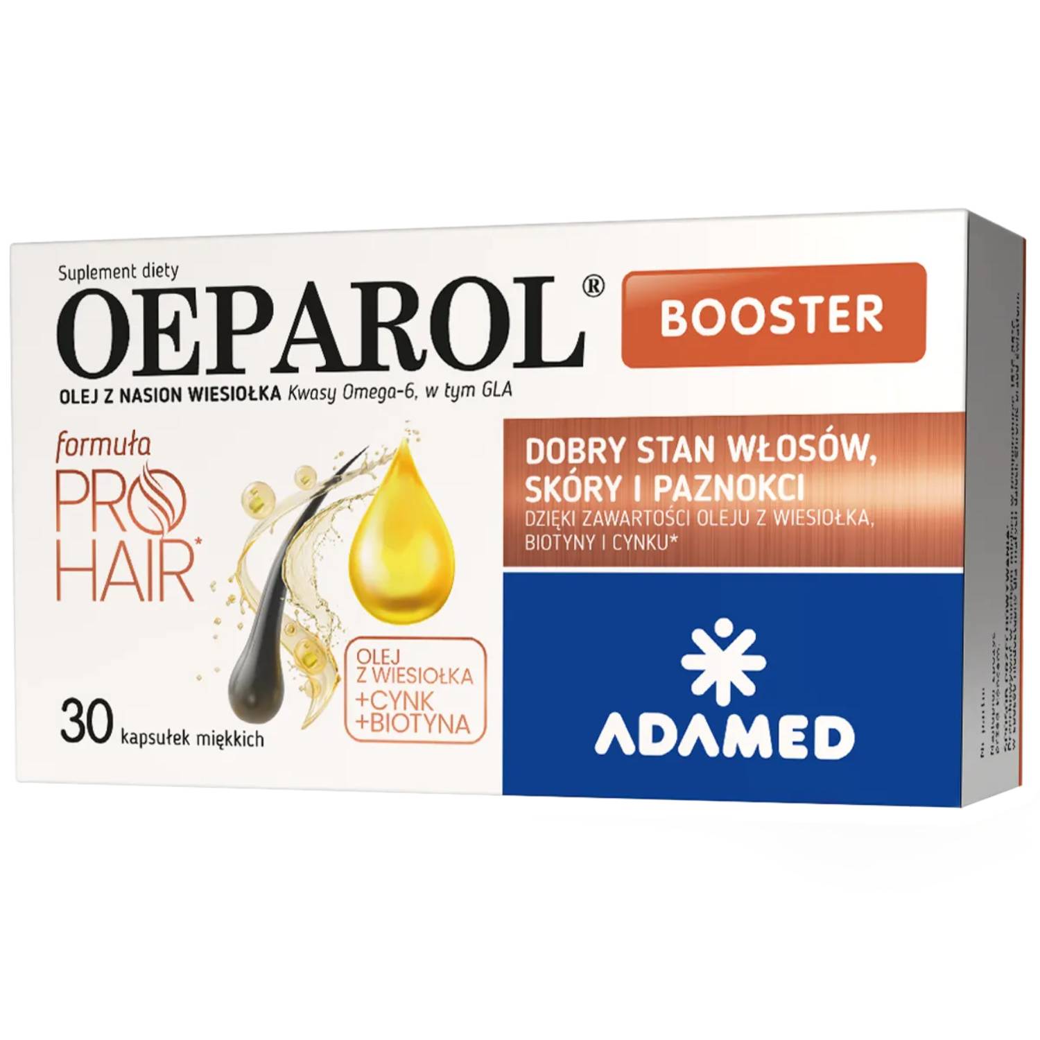 Oeparol booster, 30 kapsułek