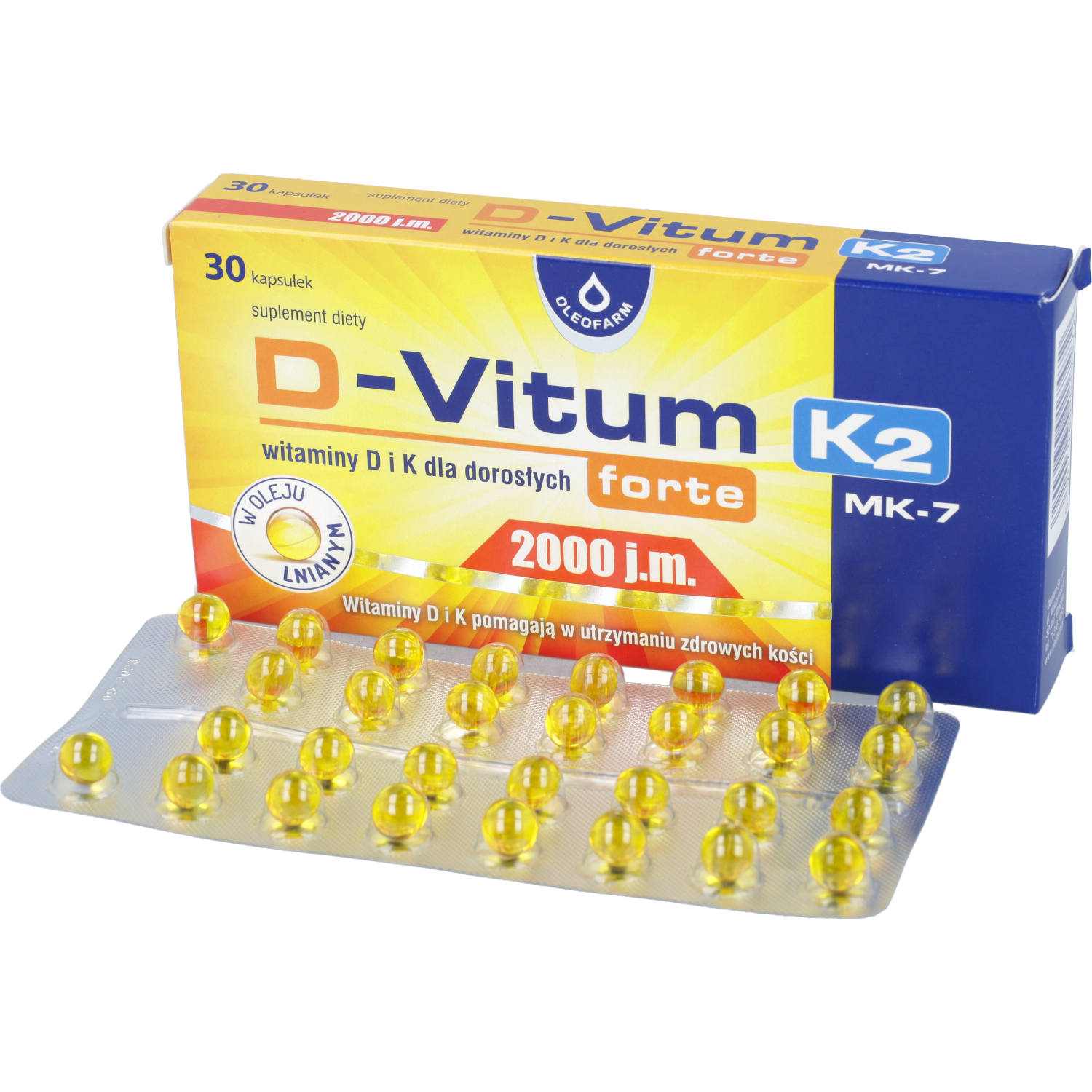 D-vitum forte k2, 30 kapsułek