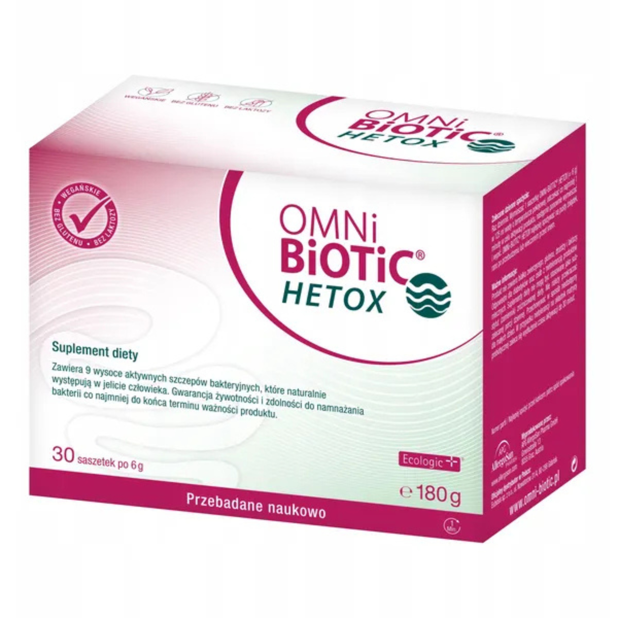 Omnibiotic hetox, 30 saszetek po 6 g