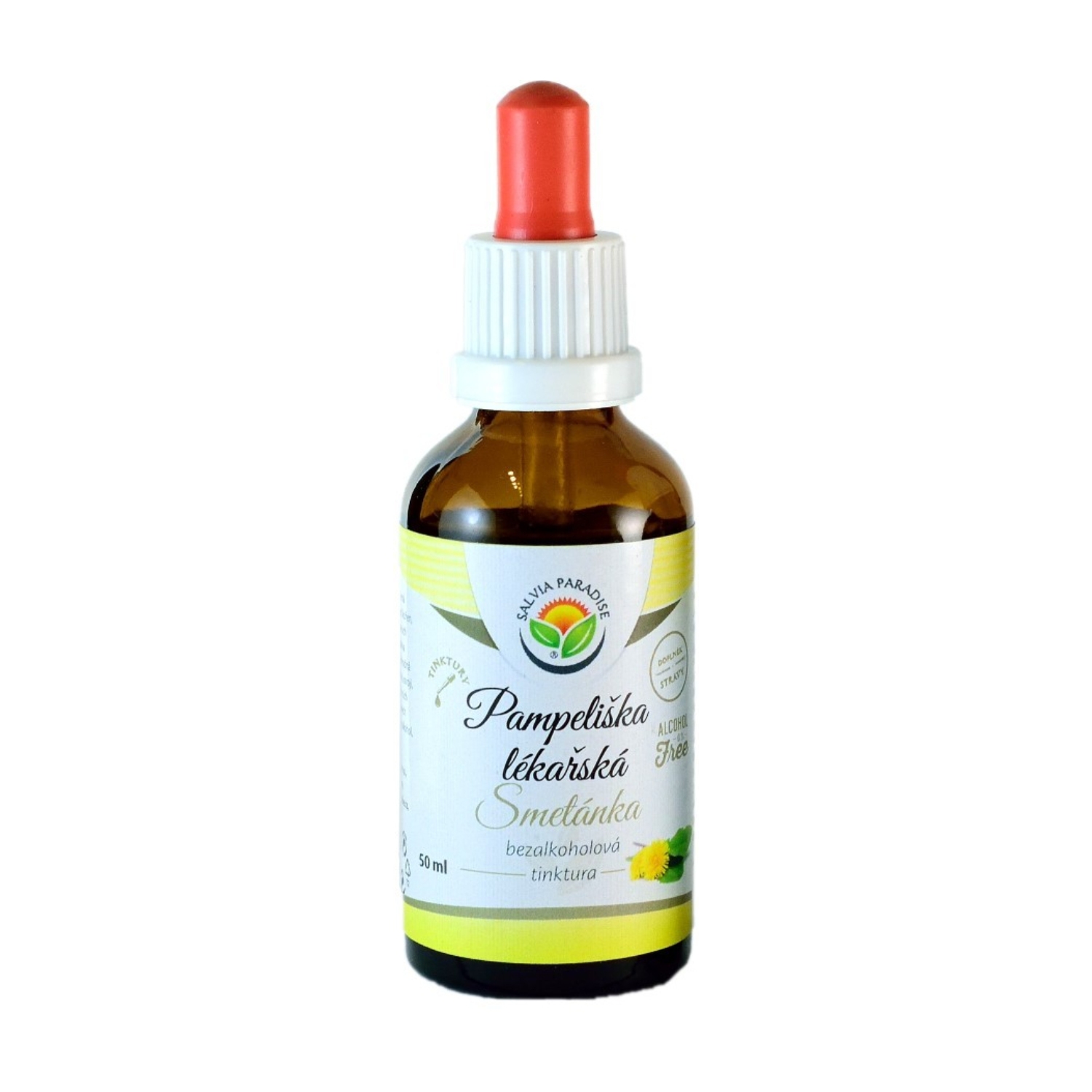 Salvia mniszek lekarski, krople, bez alkoholu, 50 ml