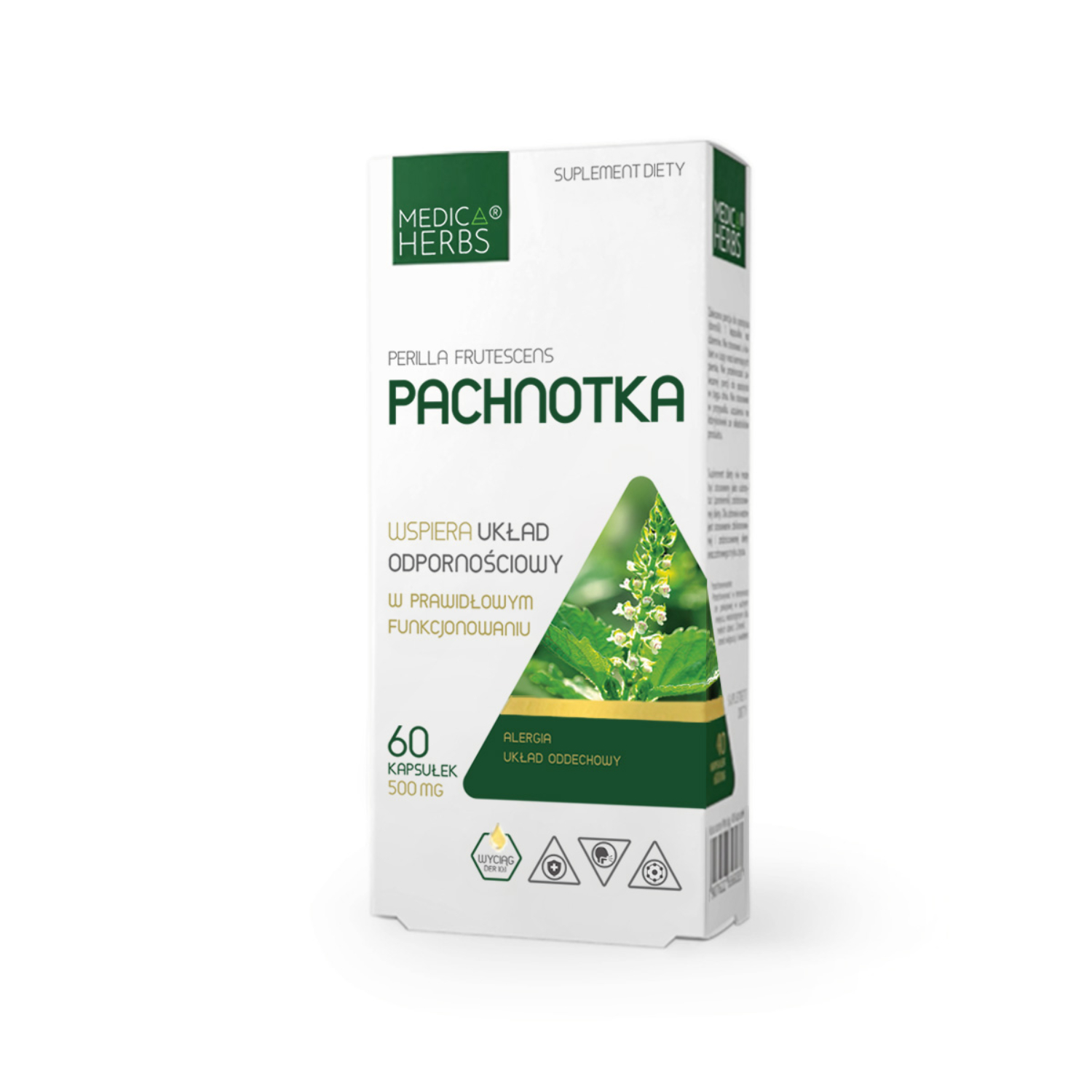 Medica herbs - pachnotka, wspiera układ odpornościowy, 60 kapsułek