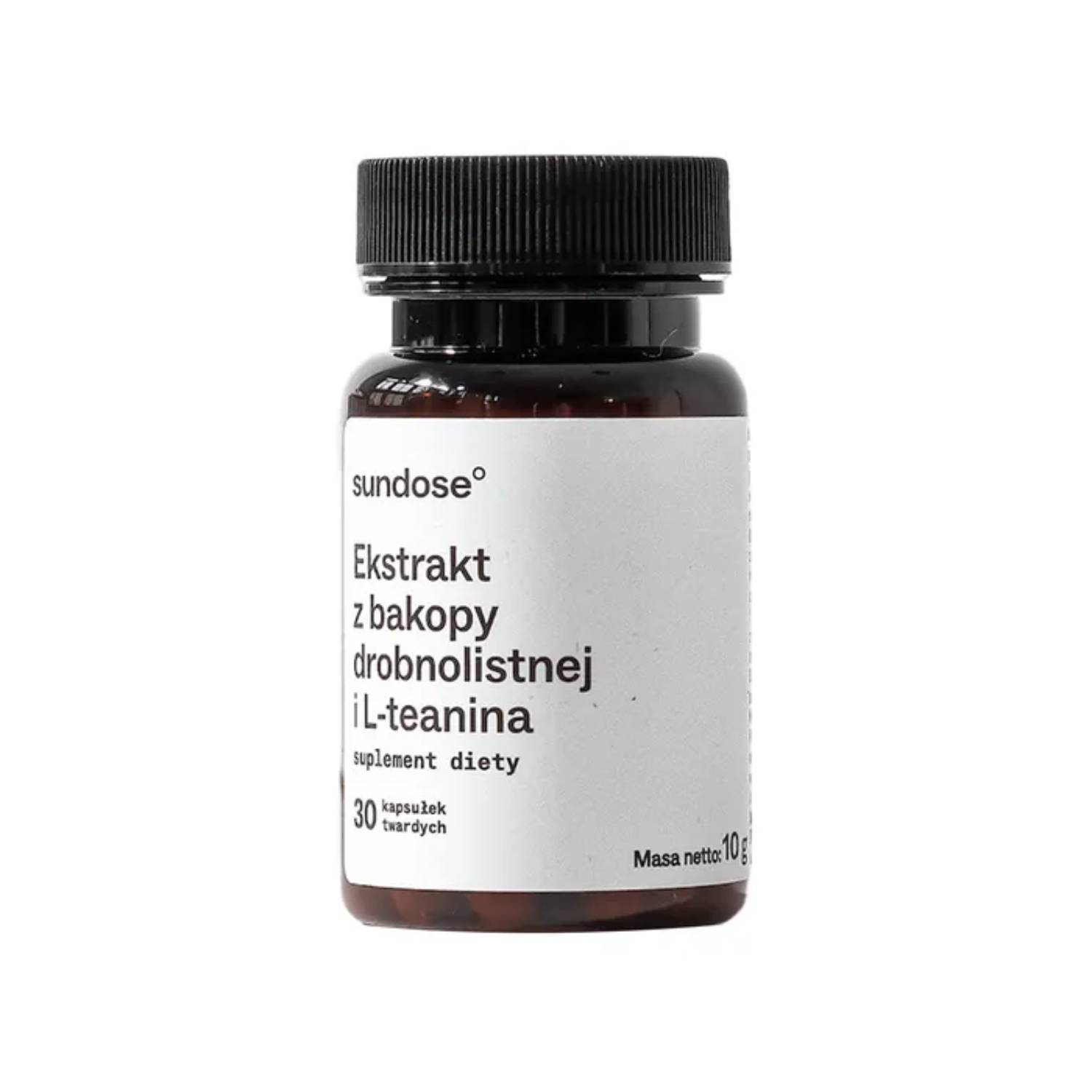 Sundose ekstrakt z bakopy drobnolistnej i l-teanina, 30 kapsułek