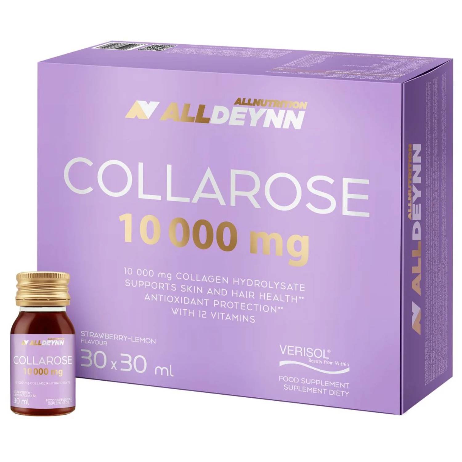 Allnutrition alldeynn collarose, 30 x 30 ml