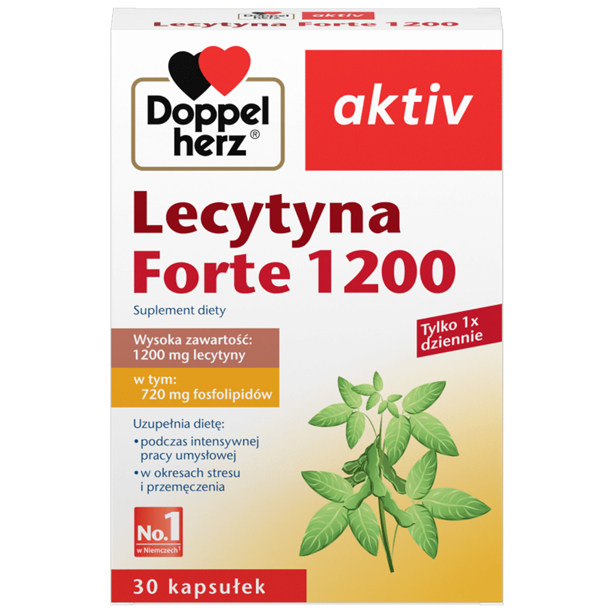 Doppelherz aktiv lecytyna 1200 forte, 30 kapsułek
