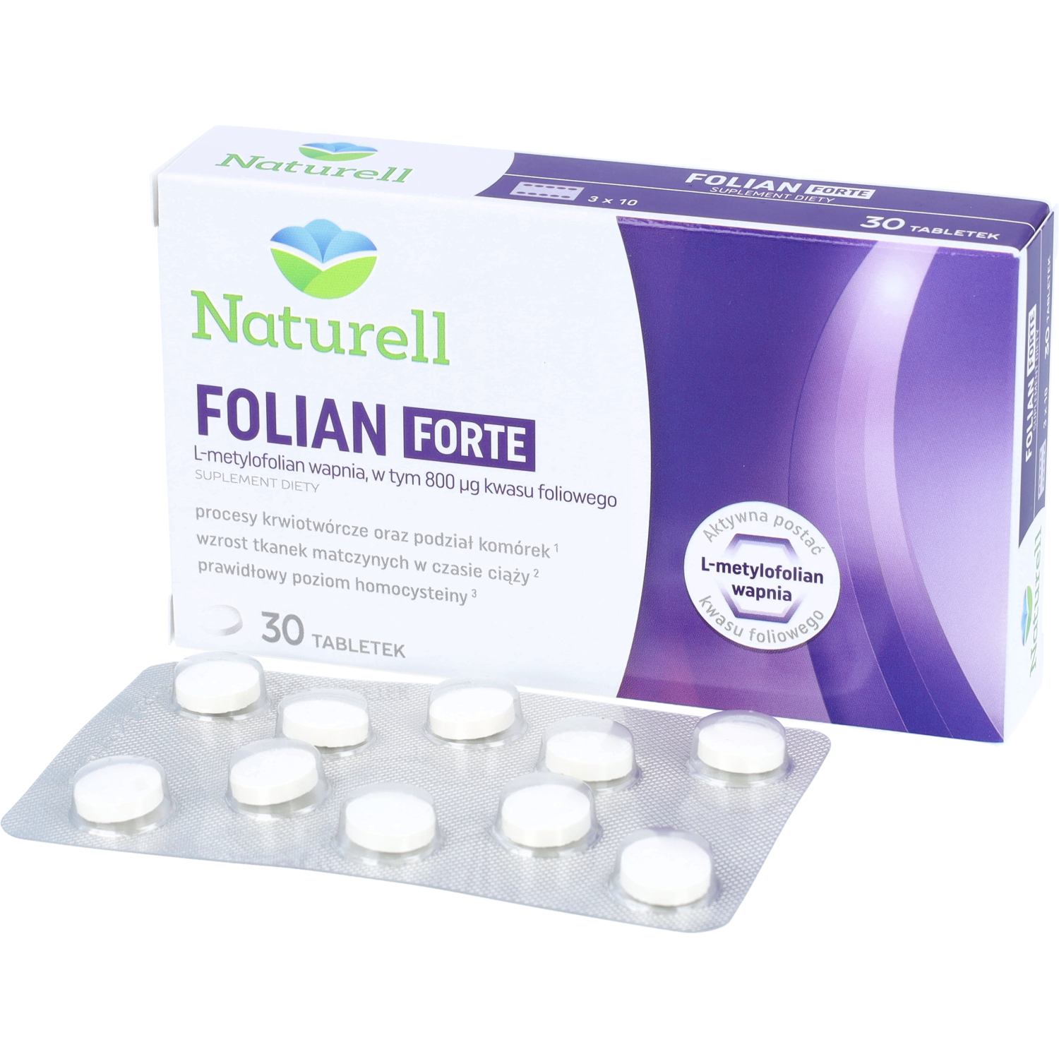 Naturell - folian forte, 30 tabletek